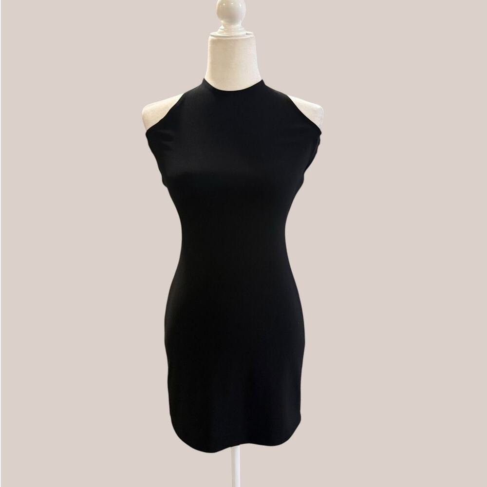 PS (Per Seption) Open Back Black Mini Dress